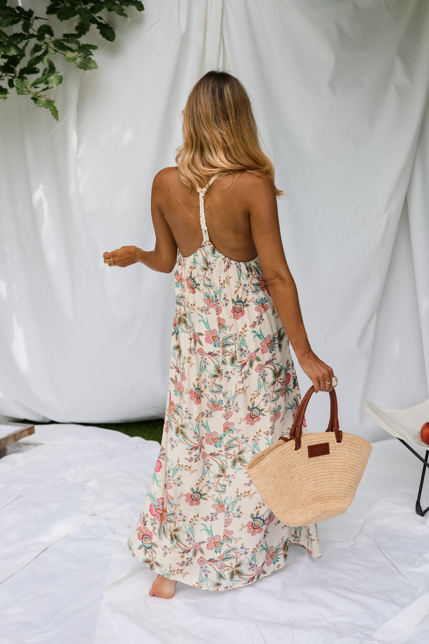 Ecru Floral Della Dress
