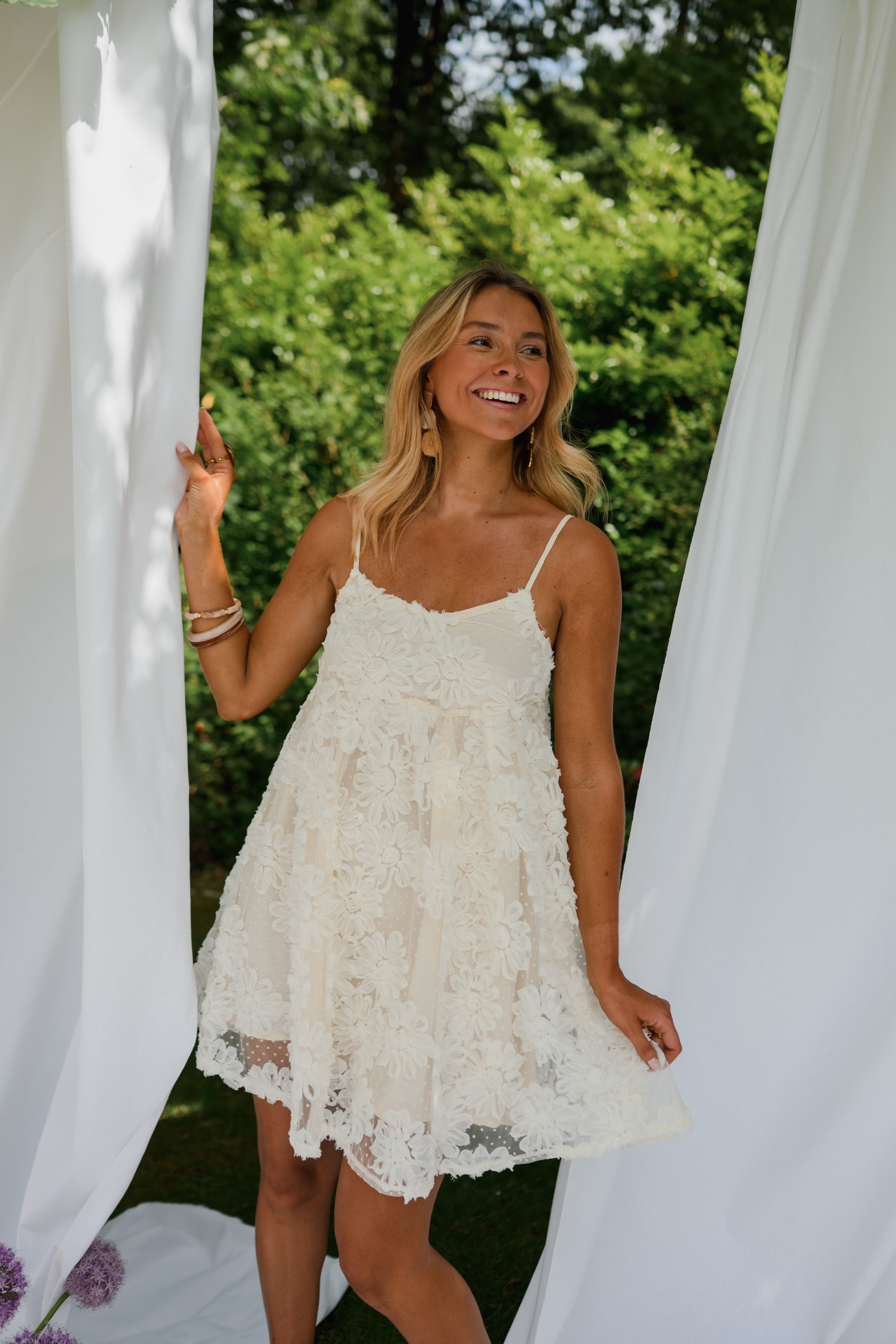 Ecru Floria Dress