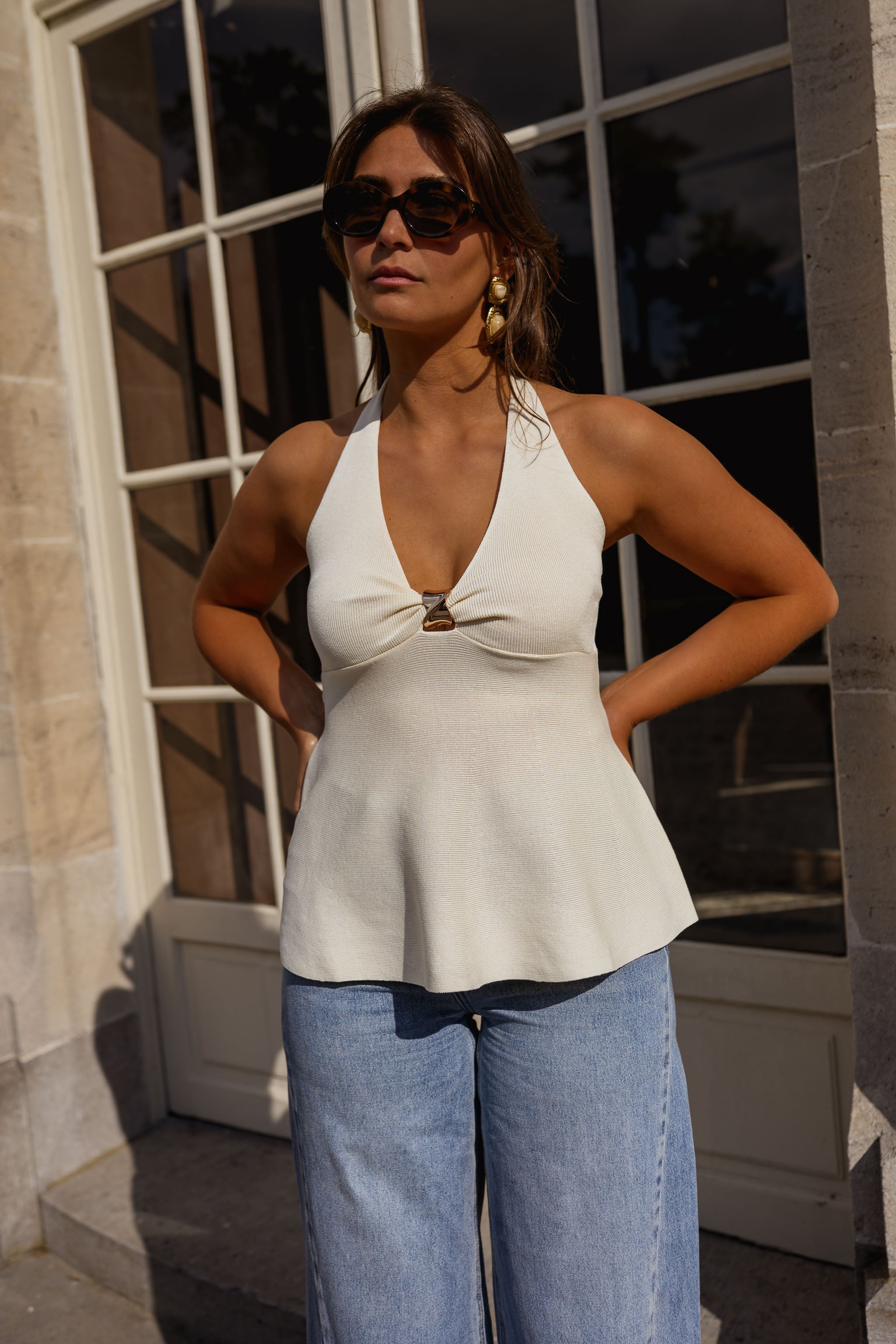 Ecru Paulina Top