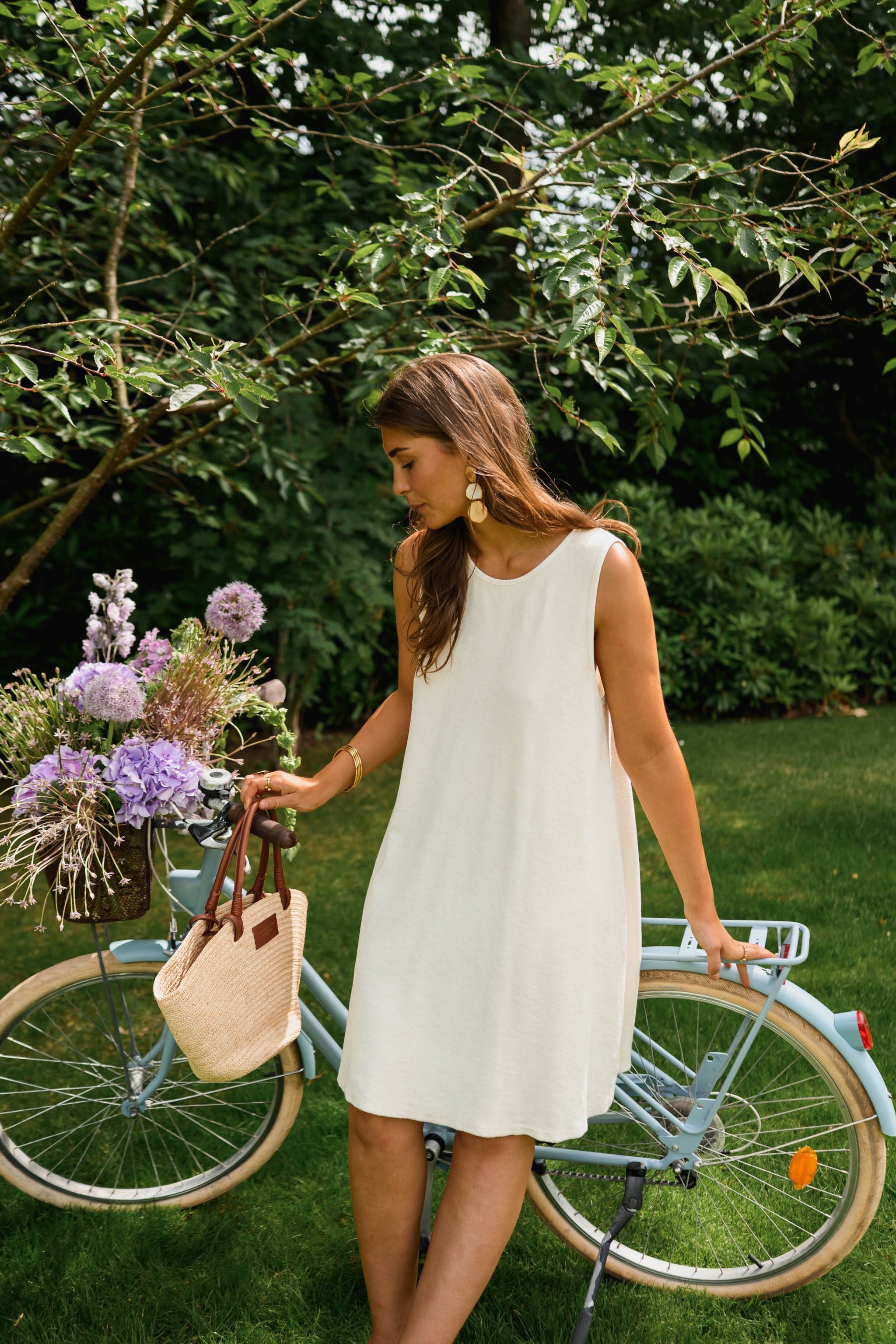 Ecru Terry Romy Dress