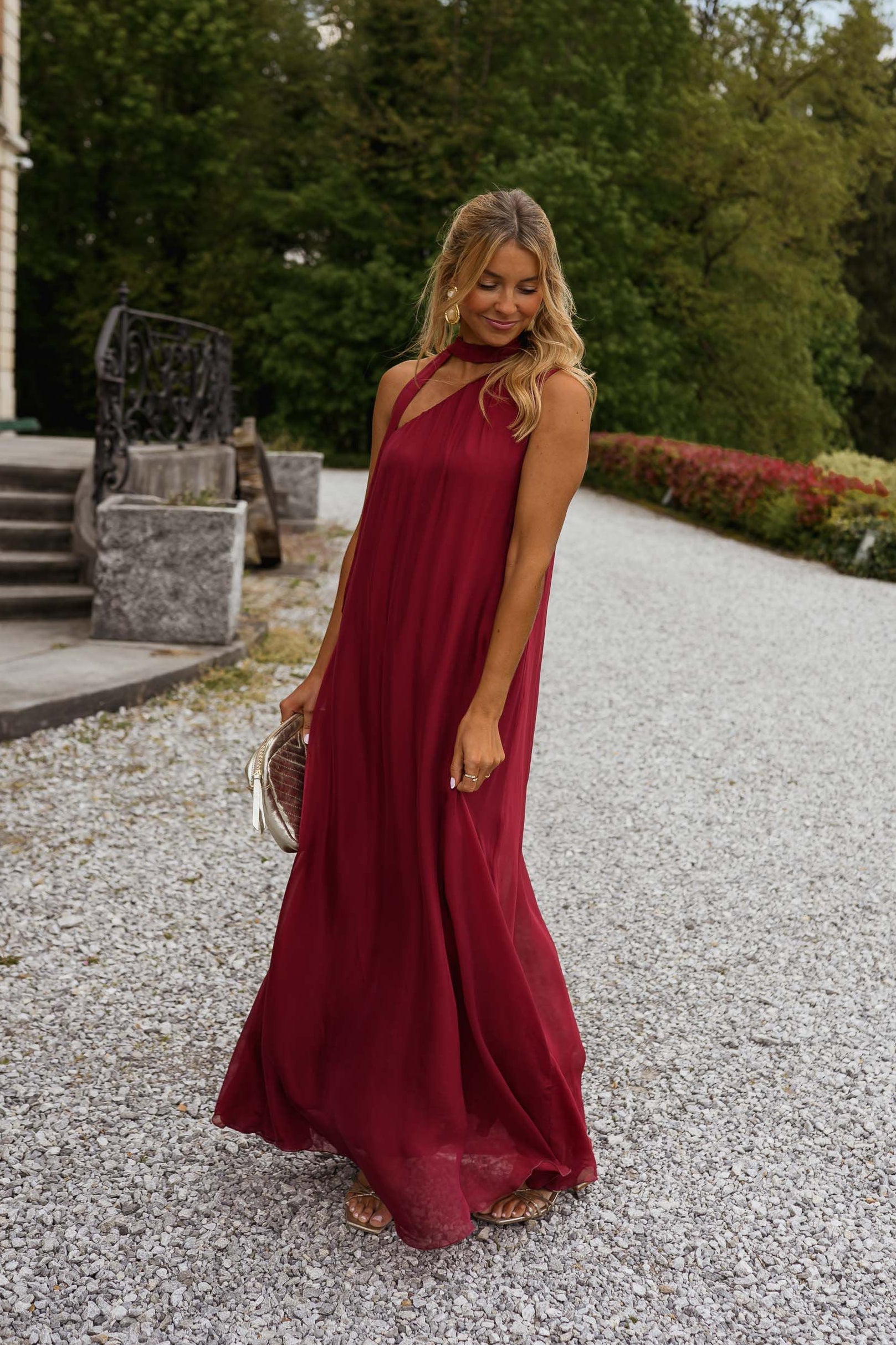 Raspberry Isia Dress