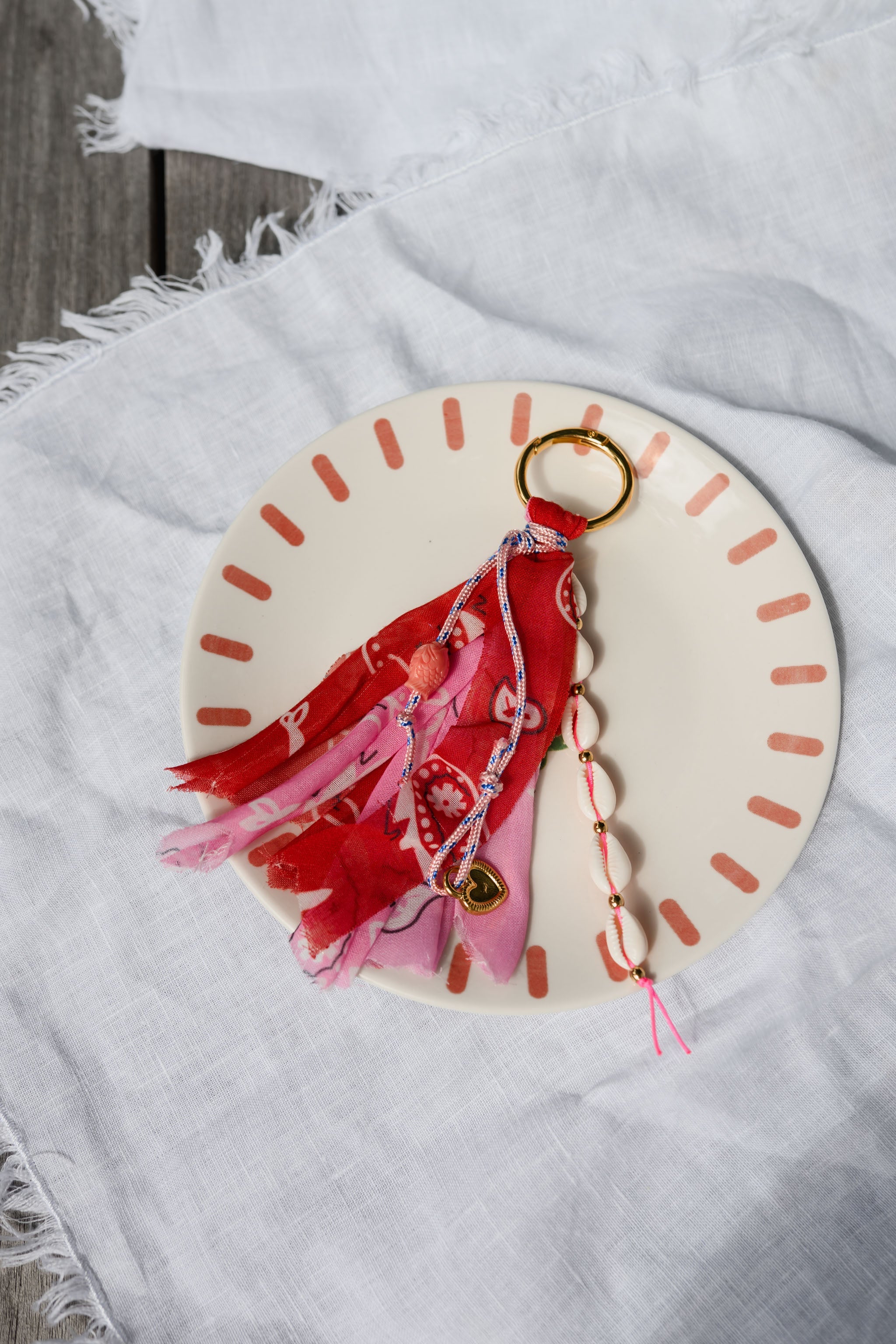 Red Caith Bag Charm