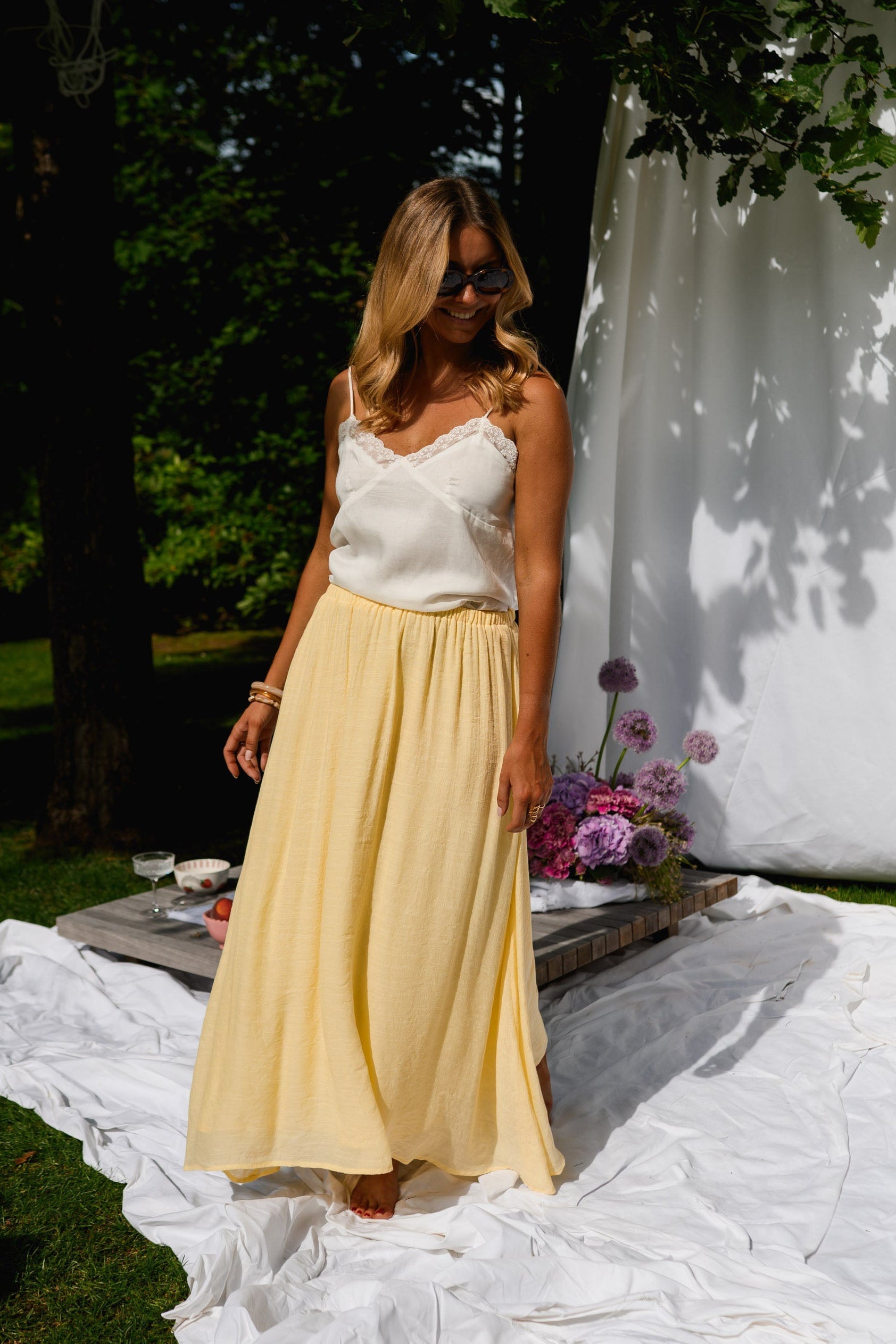 Yellow Augusta Skirt