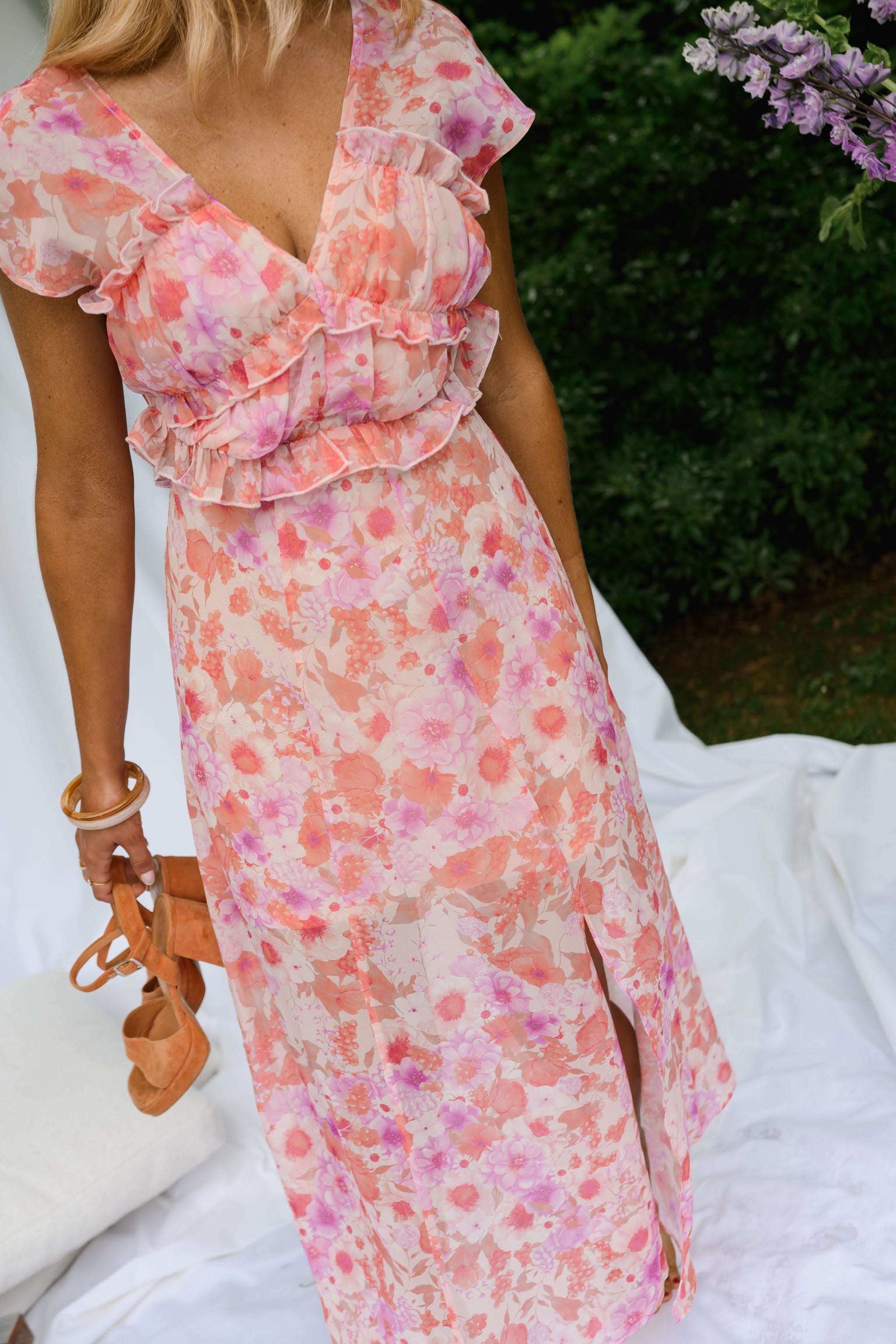 Pink Floral Odile Dress