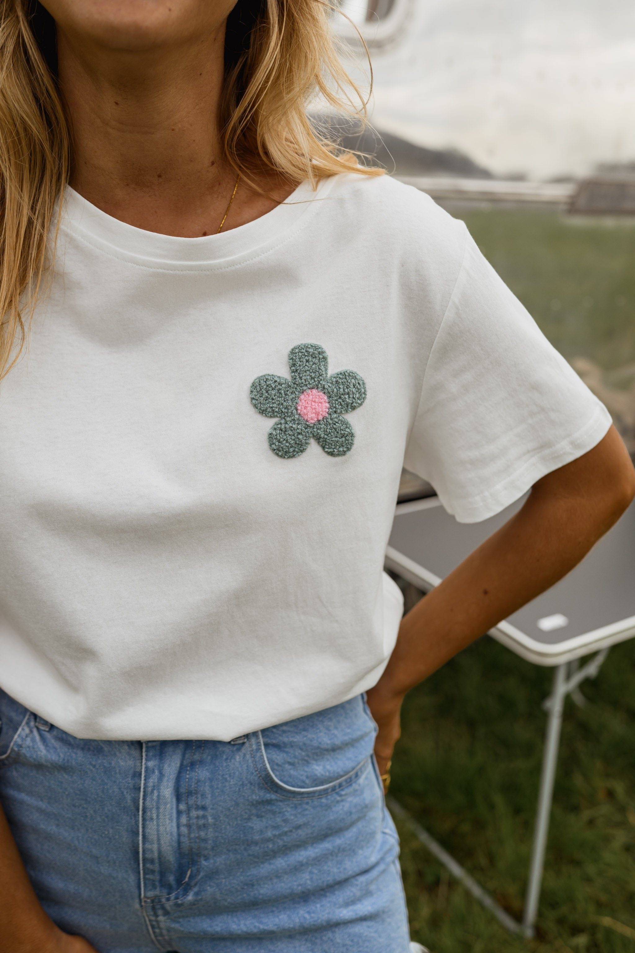 White Flora T-Shirt